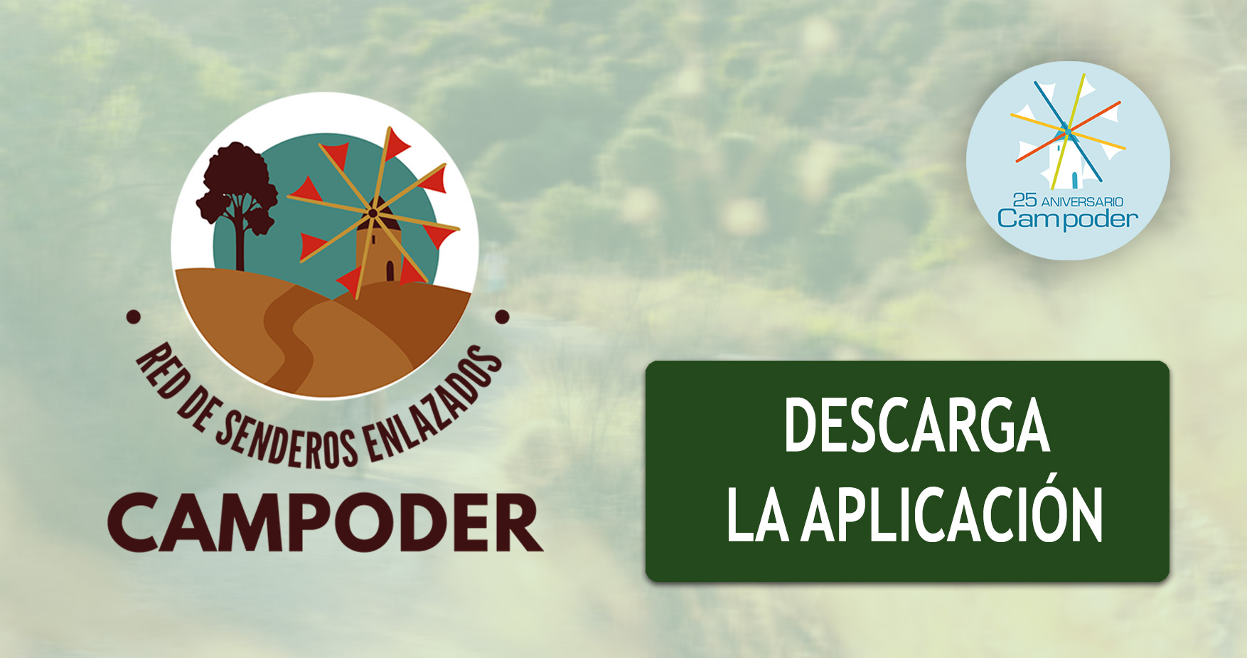 Descarga la APP Red de Senderos CAMPODER